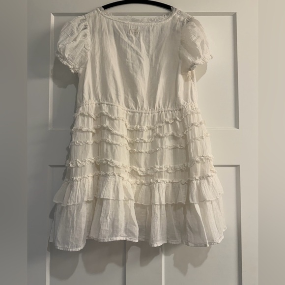 Free People Darcy Layered Ruffle Mini Dress. - Picture 7 of 9